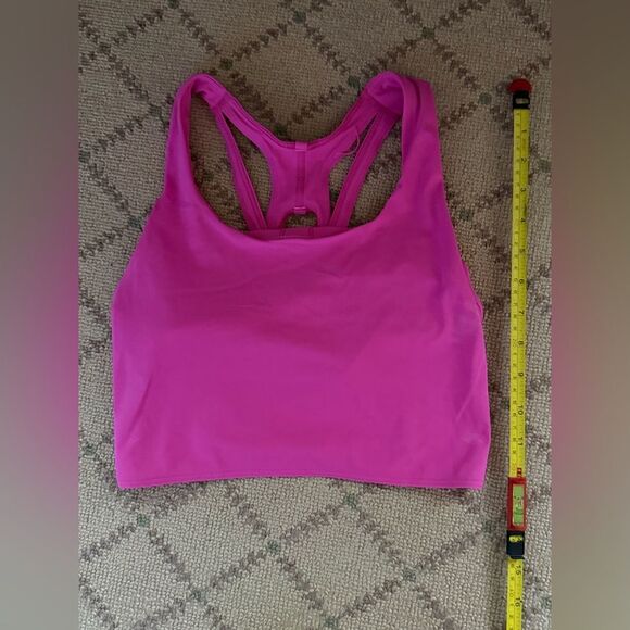 Lululemon Stash It Up. Sports bra brightened raspberry NWOT 6 - Picture 5 of 8